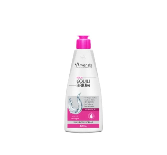 Arvensis Shampoo Equilibrium Micellar Shampoo Cleansing Hair Vegan Treatment 300ml - Arvensis