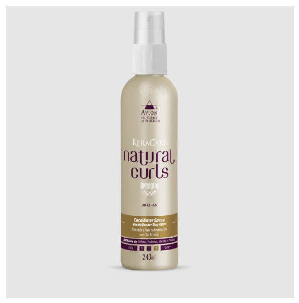 Avlon Hair Care KeraCare Natural Curls Coco Water Revitalizing Hair Treatment Spray 240ml - Avlon