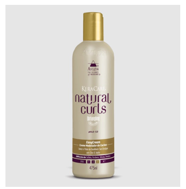 Avlon Keracare Natural Curls Easy Cream Curly Hair Modeling Cream 475ml - Avlon