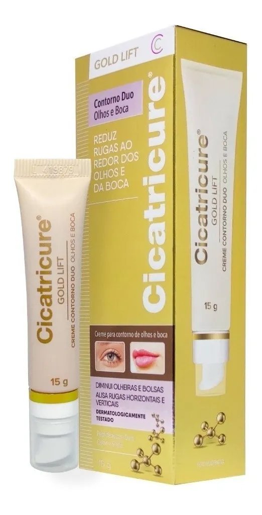 Cicatricure Skin Care Cicatricure Cicatricure Gold Lift Contour Duo Eyes and Boca 15g