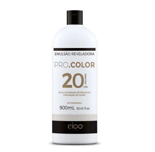 Eico Brazilian Keratin Treatment Pro Color Bleaching Oil Stabilized Emulsion Oils Blend OX 20 Vol. 900ml - Eico