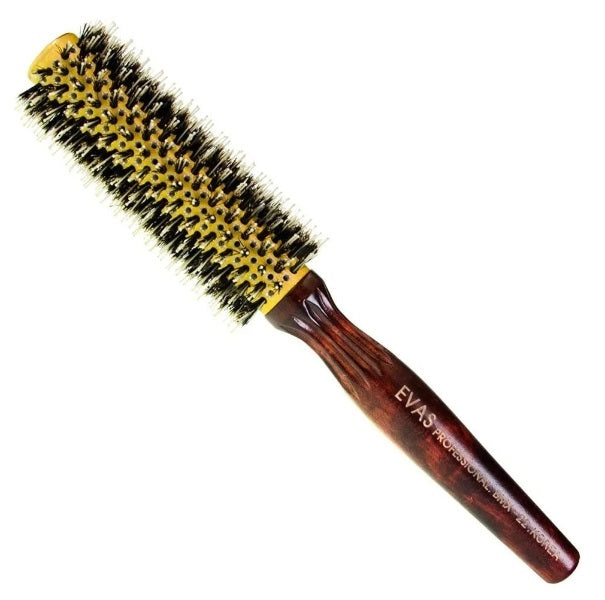 Evas Hairbrush Professional Combing Natural Boar / Nylon Bristles Hair Styling Brush BMX 22 S - Evas