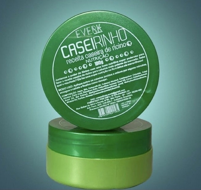 Everk Hair Mask Caseirinho de Ricino Castor Oil Hair Nutrition Treatment 150g - Everk