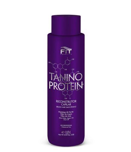 Fit Cosmetics Brazilian Keratin Treatment Semi Definitive Straightening Tanino Tannin Protein Smoothing 1L - Fit Cosmetics