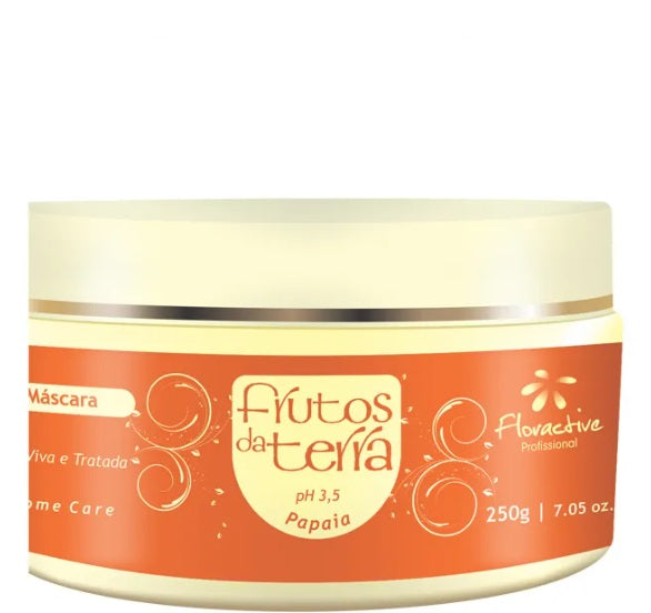 Floractive Hair Care Frutos da Terra Papaya Colored Hair Revitalizing Treatment Mask 250g - Floractive
