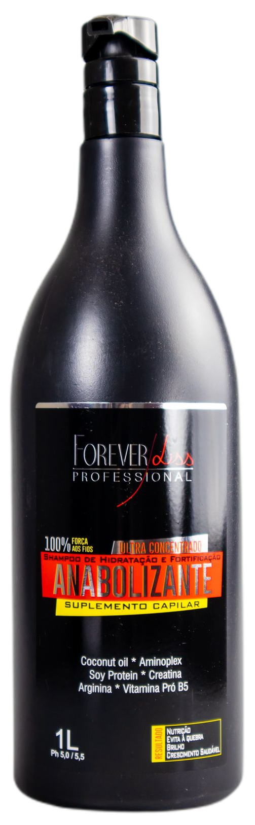 Forever Liss Brazilian Keratin Treatment Anabolic Capillary Strength and Nutrition Shampoo 1L - Forever Liss