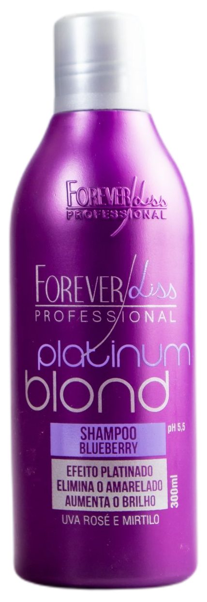 Forever Liss Hair Mask Platinum Blond Toning Hair shampoo 300ml - Forever Liss