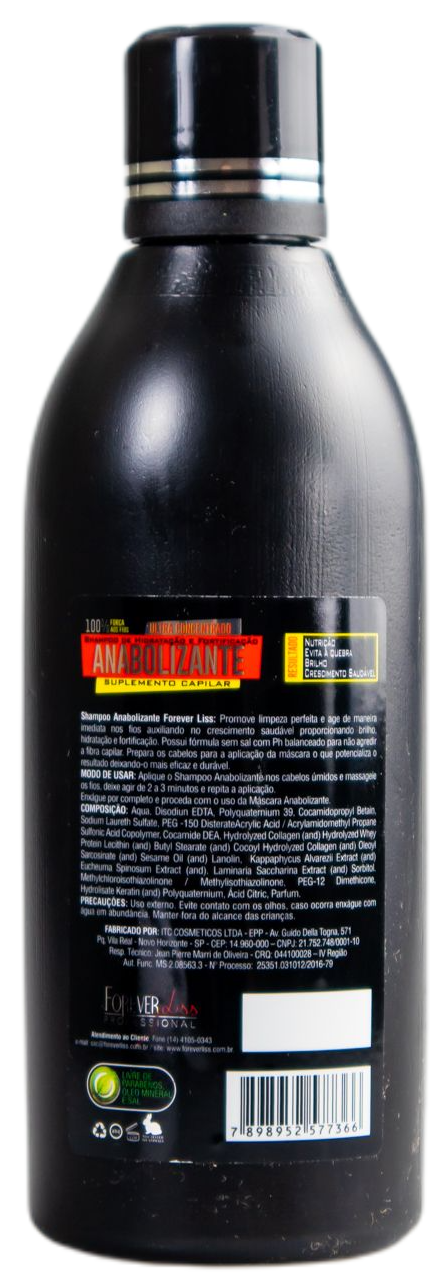 Forever Liss Home Care Anabolic Shampoo Super Concentrated Supplement Treatment 300ml - Forever Liss