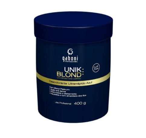 Gaboni Brazilian Keratin Treatment Unik Blond Ultra Fast Blue Seaweed Chamomile Bleaching Powder 400g - Gaboni