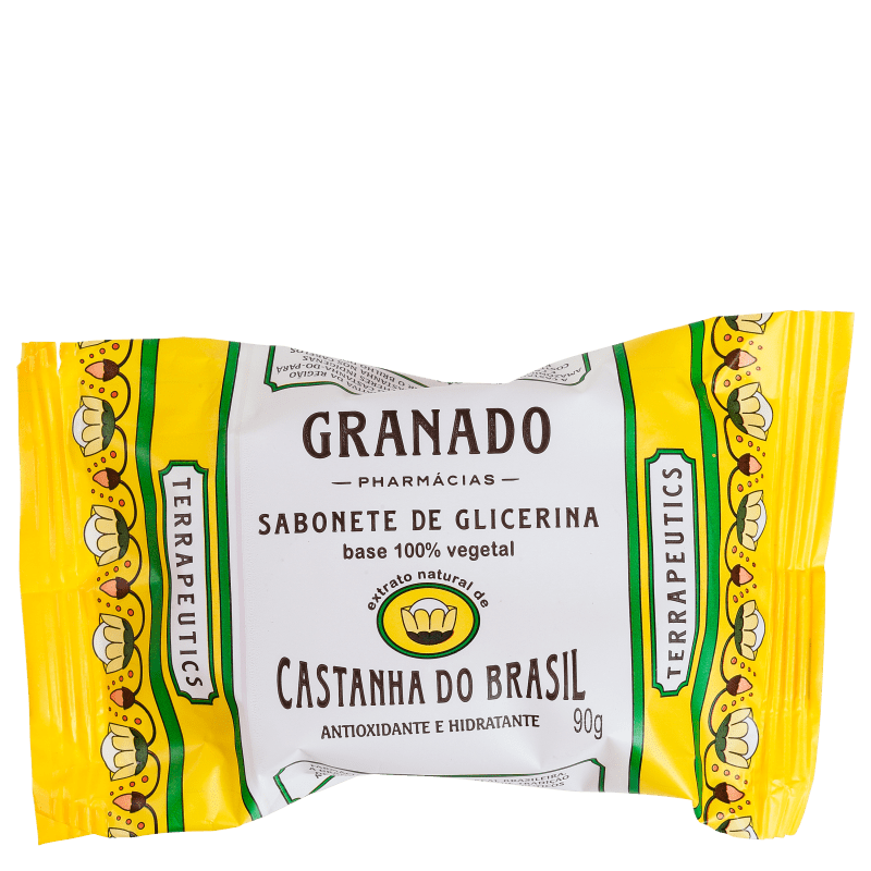 Granado Body and Bath Care for Bath Soap Granado Terrapeutics Brazil nut Glycerin - Soap in Bar 90g