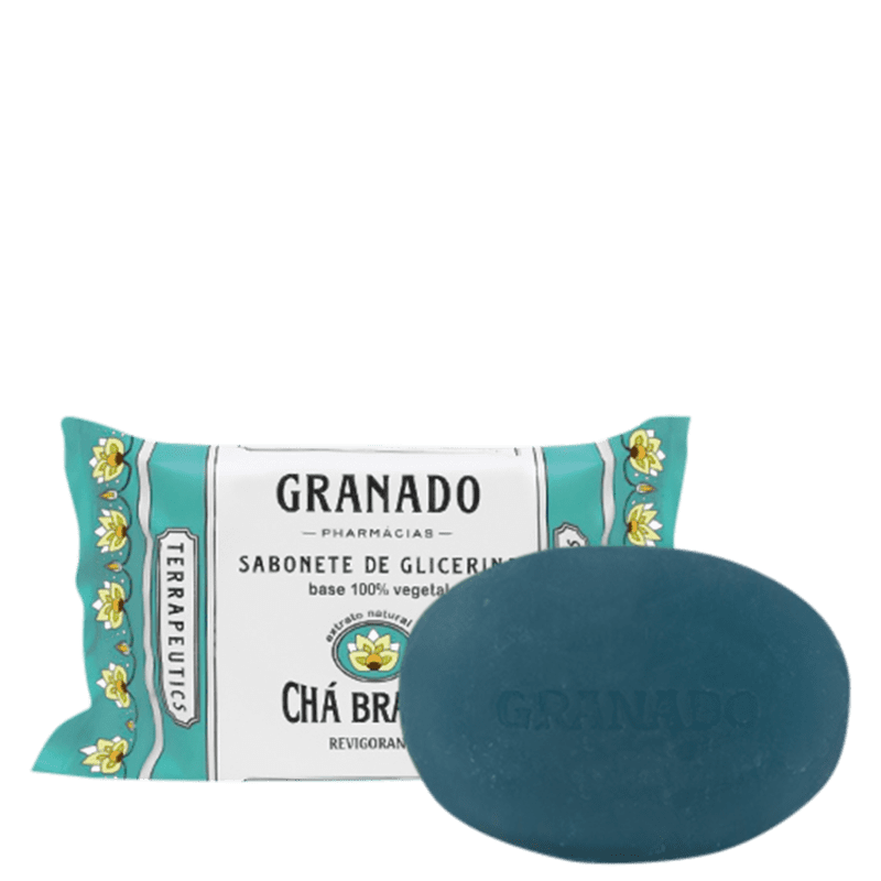 Granado Body and Bath Care for Bath Soap Granado Terrapeutics White Tea - Soap in Bar 90g