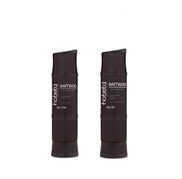 Hobety Hair Care Kits Aged Bamboo Oily Roots Dry Tips Hair Reconstruction Treatment Kit 2x300ml - Hobety