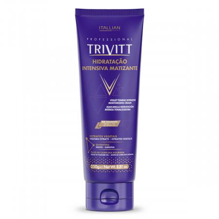 Itallian Hair Tech Hair Mask Violet Intensive Blonde Trivitt Tinting Hydration Mask 250g - Itallian Hair Tech