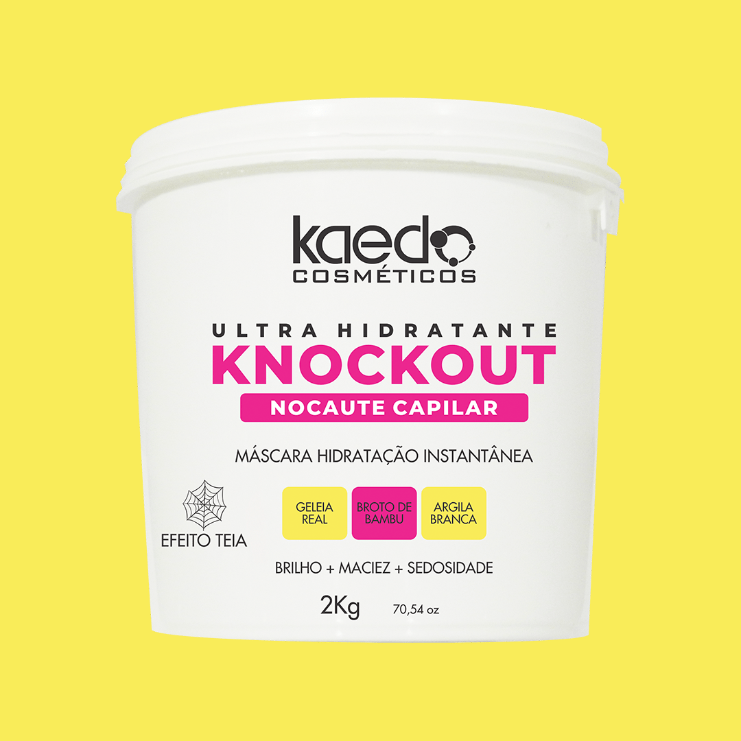 Kaedo Hair Mask Knockout Royal Jelly White Clay Bamboo Hydration Web Effect Mask 2kg - Kaedo