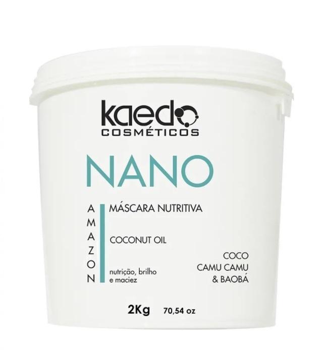 Kaedo Hair Mask Nano Amazon Coconut Camu Camu Baobab Nourishing Silkiness Mask 2Kg - Kaedo