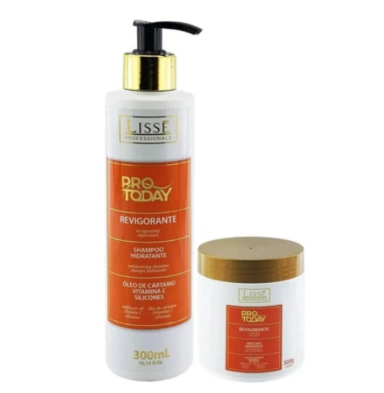 Lissé Hair Care Kits Pro to Day Revigorante Invigorating Moisturizing Hair Treatment Kit 2 Itens - Lissé