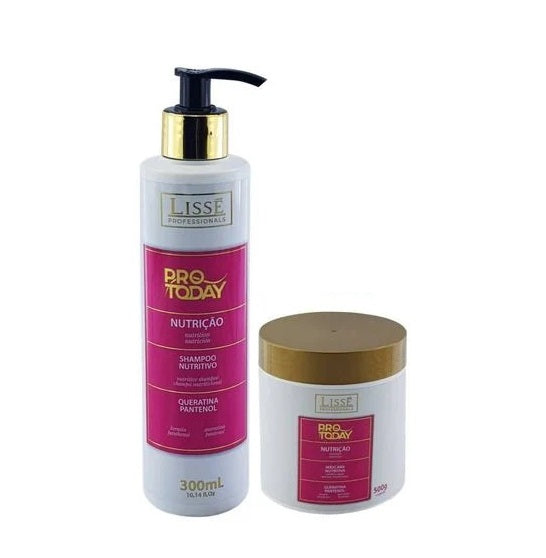 Lissé Hair Care Pro To Day Nutrition Moisturizing Keratin Hair Wires Treatment Kit 2 Itens - Lissé