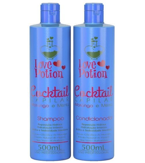 Love Potion Home Care Home Care Maintenance Strawberry and Mint Cocktail Kit 2x500ml - Love Potion