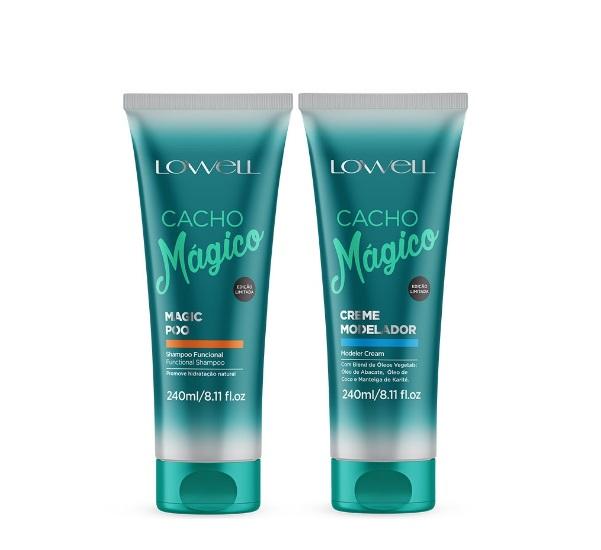 Lowell Brazilian Keratin Treatment Professional Magic Curls Shampoo and Modeling Shaper Cream 2x240ml - Lowell