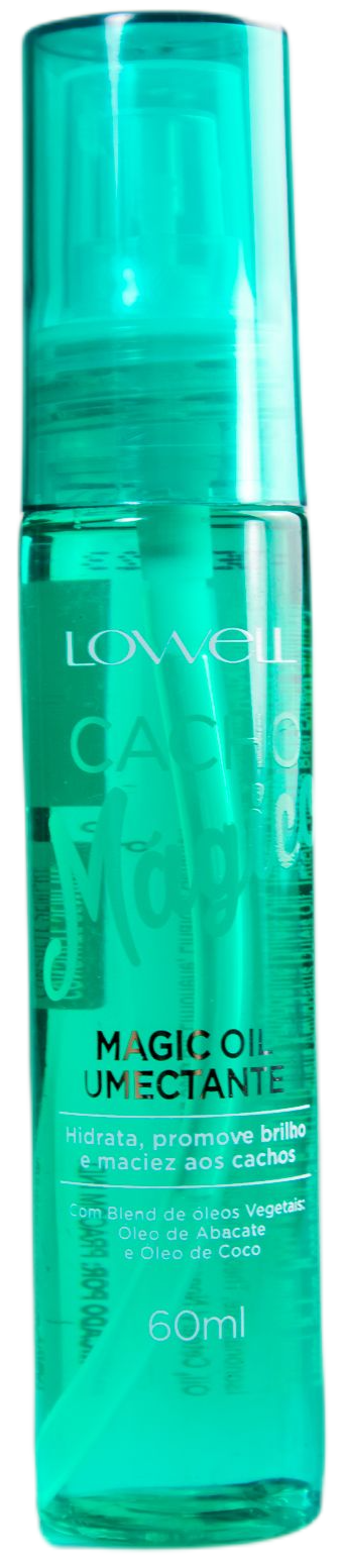 Lowell Brazilian Keratin Treatment Vegetal Blend Moisturizing Shine Softness Magic Curl Humectant Oil 60ml - Lowell