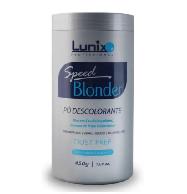 Lunix Brazilian Keratin Treatment Speed Blonder Discoloration Dust Free Seaweed Bleaching Powder 450g - Lunix