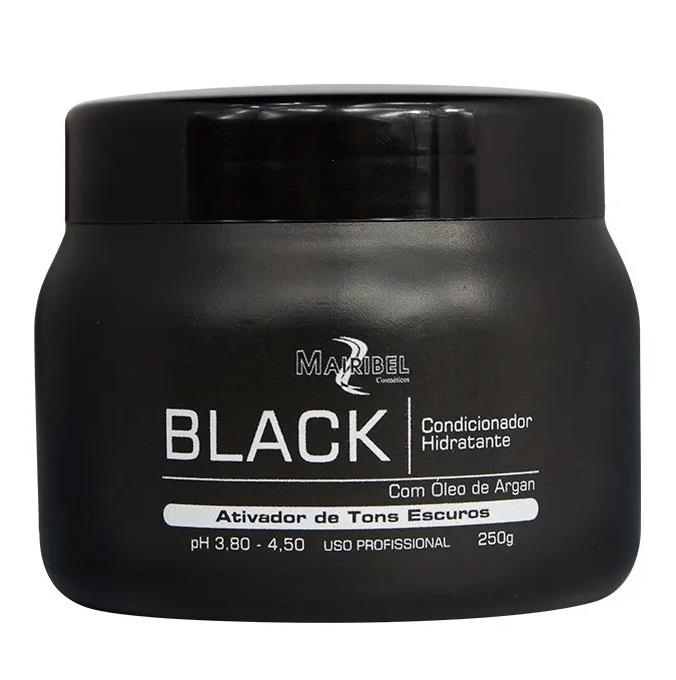 Mairibel Hair Mask Black Moisturizing Tinting Conditioning Intensifier Argan Oil Mask 250g - Mairibel