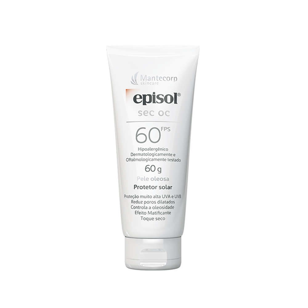 Mantecorp Sunscreen Facial Sun Protector EPISOL SEC OC FPS 60 BG 60G - Mantecorp
