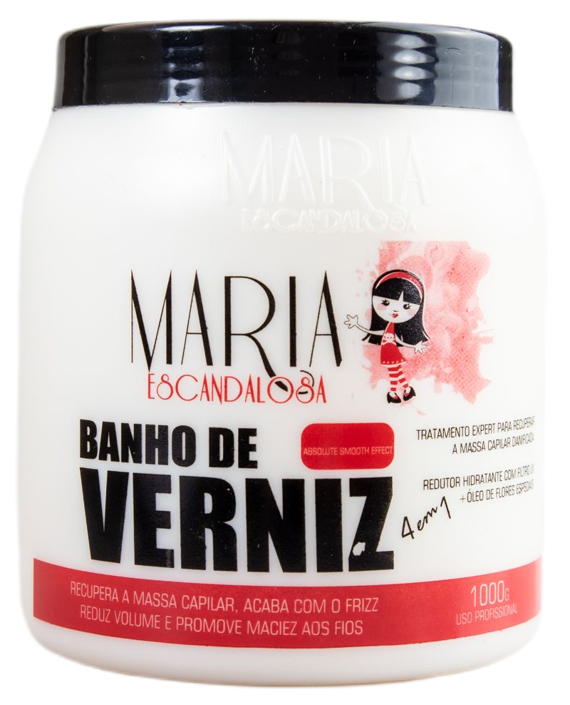 Maria Escandalosa Hair Mask Varnish Bath Anti Frizz and Volume 4 in 1 Treatment Mask 1Kg - Maria Escandalosa