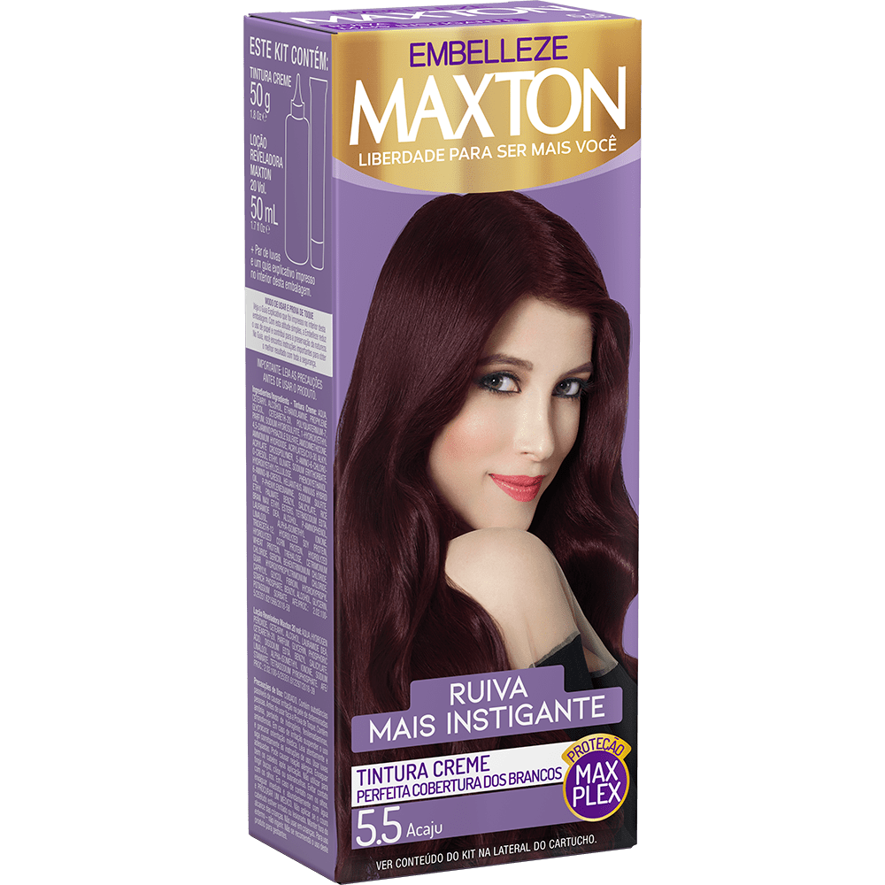 Maxton Hair Dye Redhead + Injection Acahu Kit