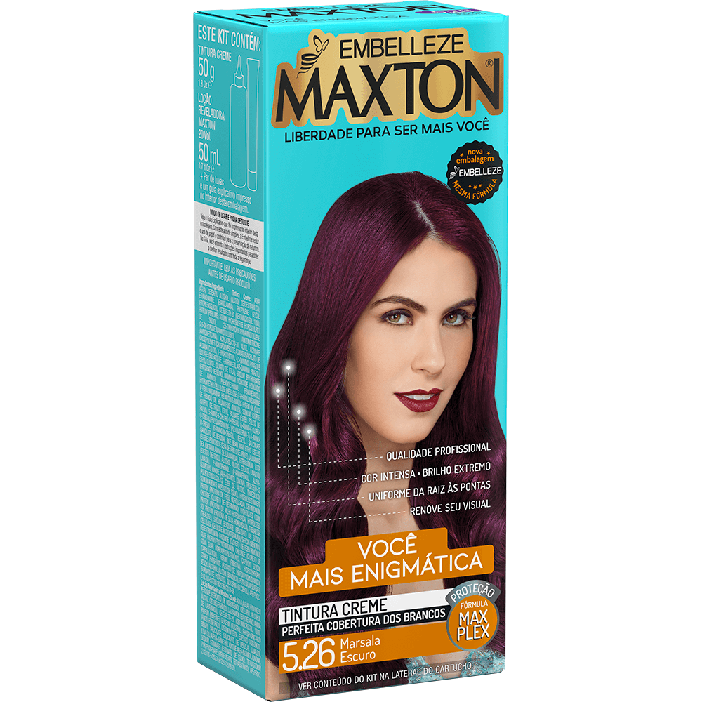 Maxton Hair Dye Maxton Hair Dye You More Enigmatic Marsala Dark Kit