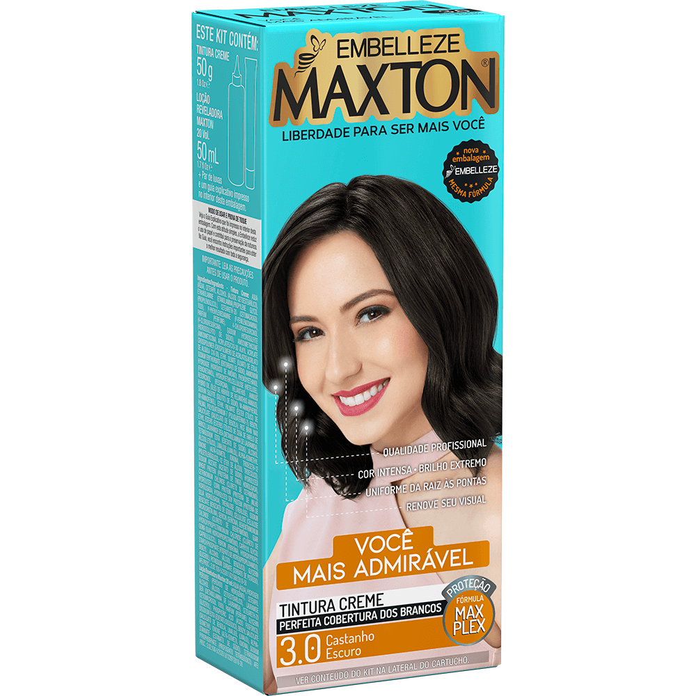 Maxton Hair Dye Maxton Hair Dye You Most Admirable - Dark Brown Kit