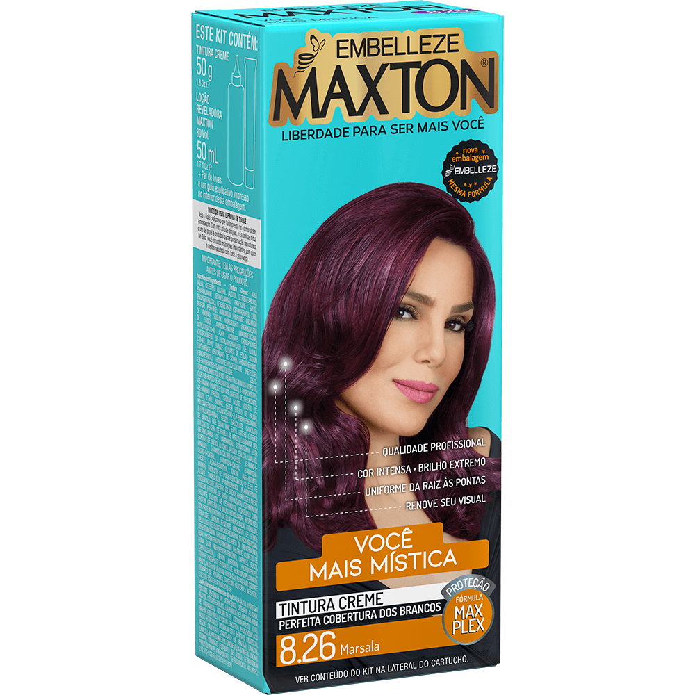 Maxton Hair Dye Maxton Hair Dye You Mystical Marsala Kit