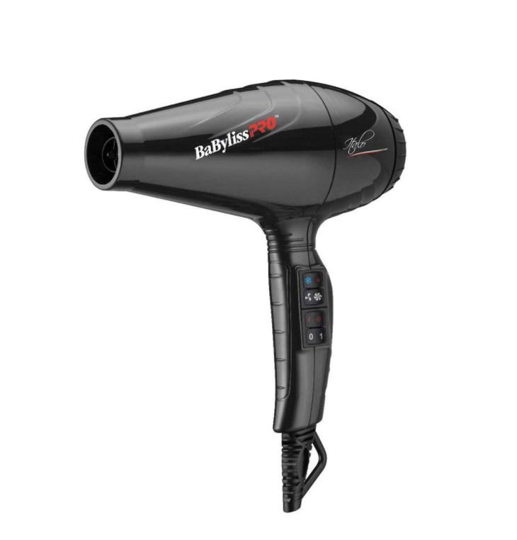 MiraCurl Hair Dryer Professional Babyliss Pro Black Star Hairstyling Dryer 127V 110V 2000W - MiraCurl