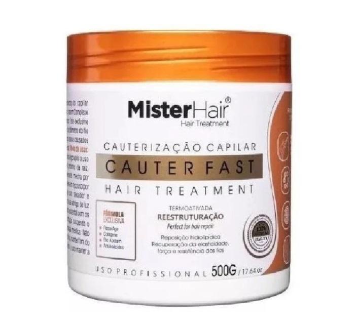 Mister Hair Brazilian Keratin Treatment Cauter Fast Thermoactivated Reconstruction Treatment Mask 500g - Mister Hair