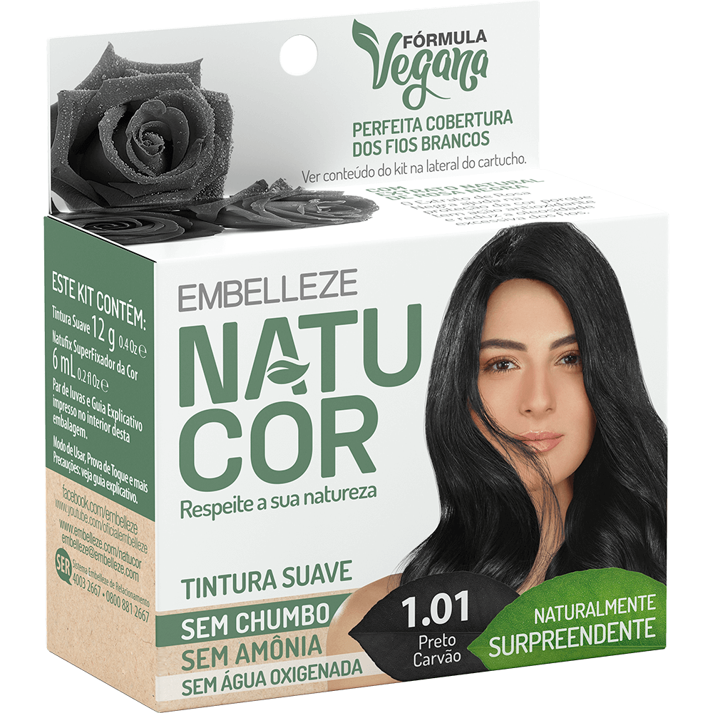Natucor Hair Dye Natucor Hair Dye Naturally Amazing Black Charcoal Kit