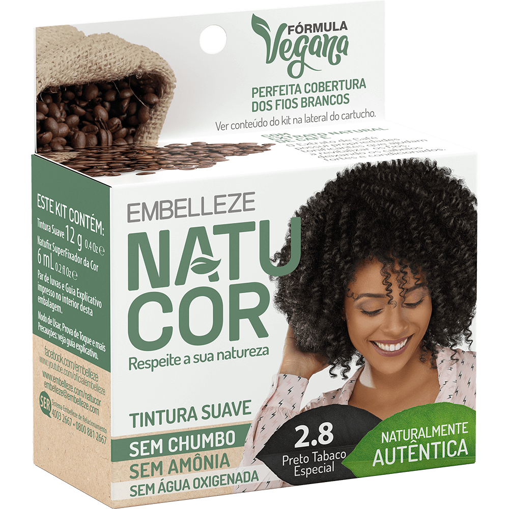 Natucor Hair Dye Natucor Hair Dye Naturally Authentic Strong Black Coffee Special Tobacco Kit
