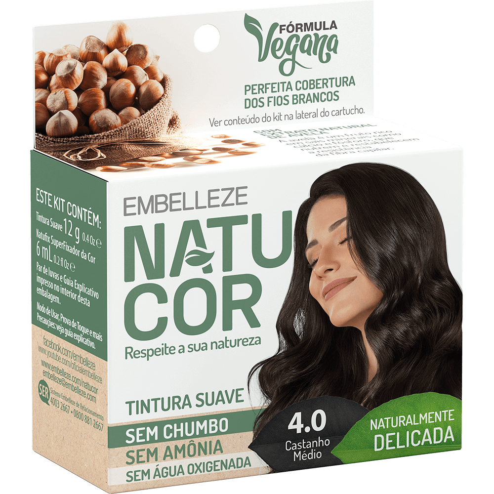 Natucor Hair Dye Natucor Hair Dye Naturally Delicate Medium Brown Hazelnuts Kit