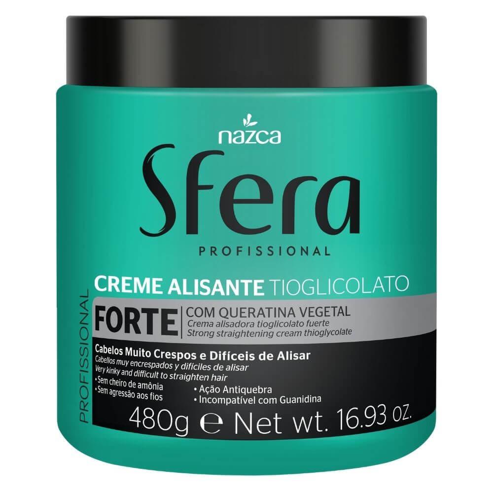 NAZCA Brazilian Keratin Treatment Creme Alisante Forte Sfera Profissional 480g / Straightening Cream Strong Sfera Professional 480g