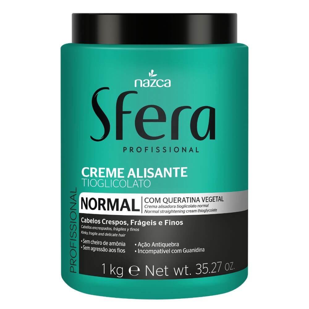 NAZCA Brazilian Keratin Treatment Sfera Frizzy Hair Thioglycolate Keratin Normal Straightening Cream 1kg - Nazca