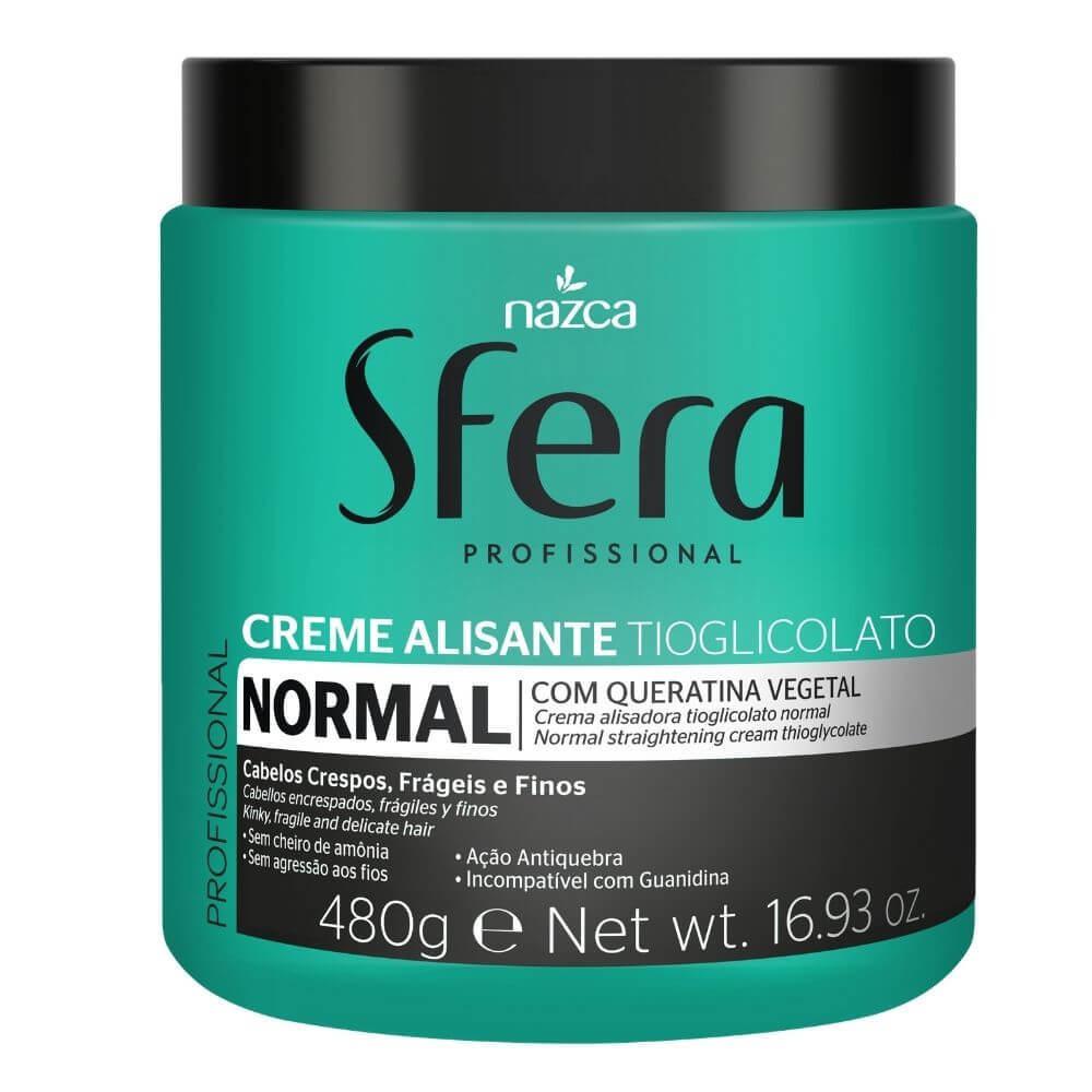 NAZCA Brazilian Keratin Treatment Sfera Frizzy Hair Thioglycolate Keratin Normal Straightening Cream 480g - Nazca