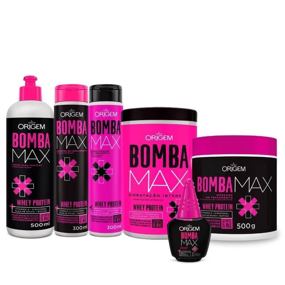 NAZCA Hair Treatment Kit Completo Bomba Max Origem / Full Kit Pump Max Origin