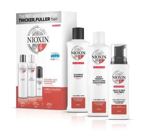 Nioxin Brazilian Keratin Treatment System 3 Colored Hair Thicker Fuller Light Tuning Treatment 3 Products - Nioxin