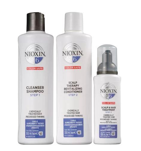Nioxin Brazilian Keratin Treatment System 6 Thicker Fuller Strenghtening Softness Treatment Kit 3 Prod. - Nioxin