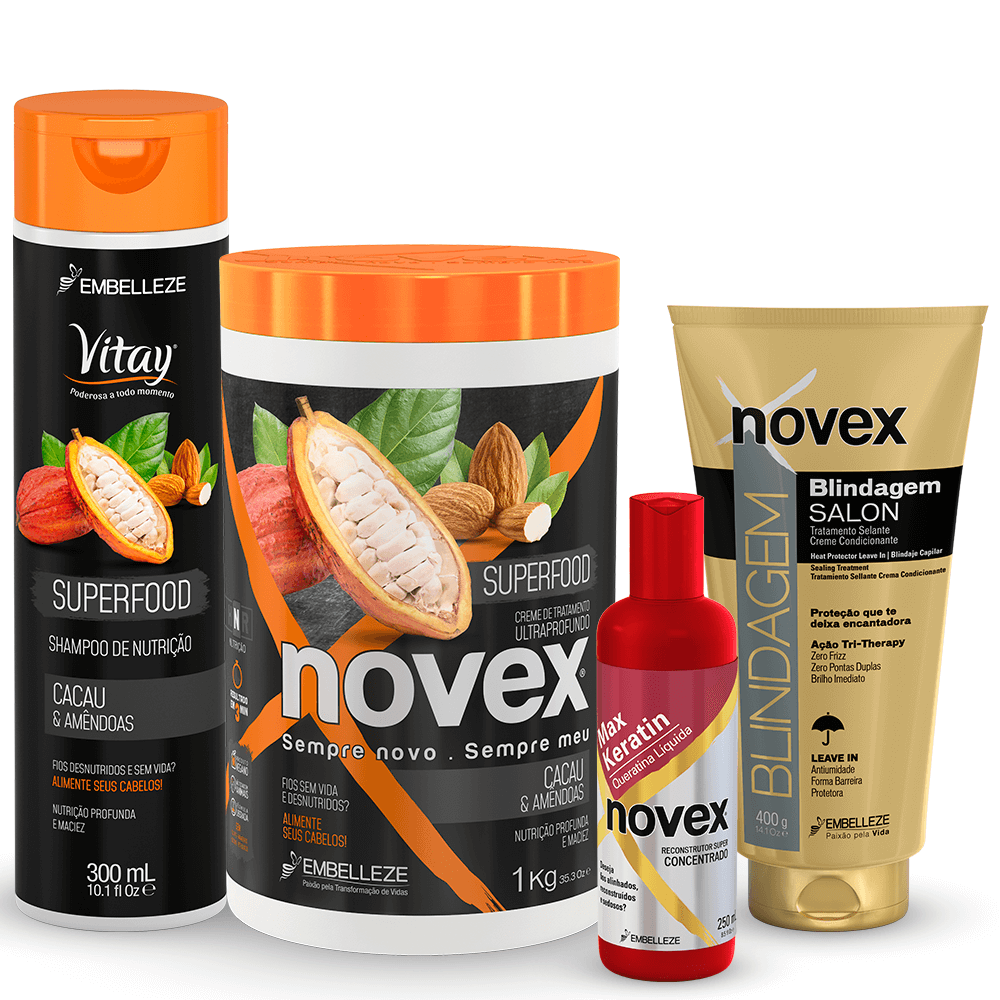 Novex Kit Novex Salon At Home Natural Sealing Natural