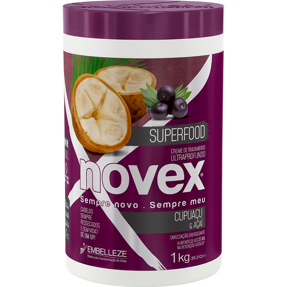 Novex Treatment Cream Novex Treatment Cream Superfood Cupuaçu And Açaíkg 1kg