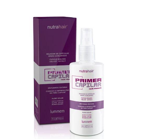NutraHair Brazilian Keratin Treatment Velvet Effect Cuticle Sealing Sunscreen Lummem Hair Primer 250ml - NutraHair