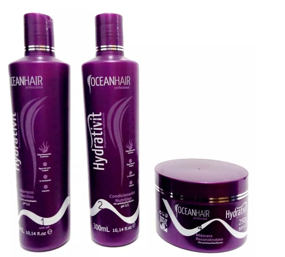 Ocean Hair Home Care Hydrativit Home Care Kit 3 Products - Ocean Hair