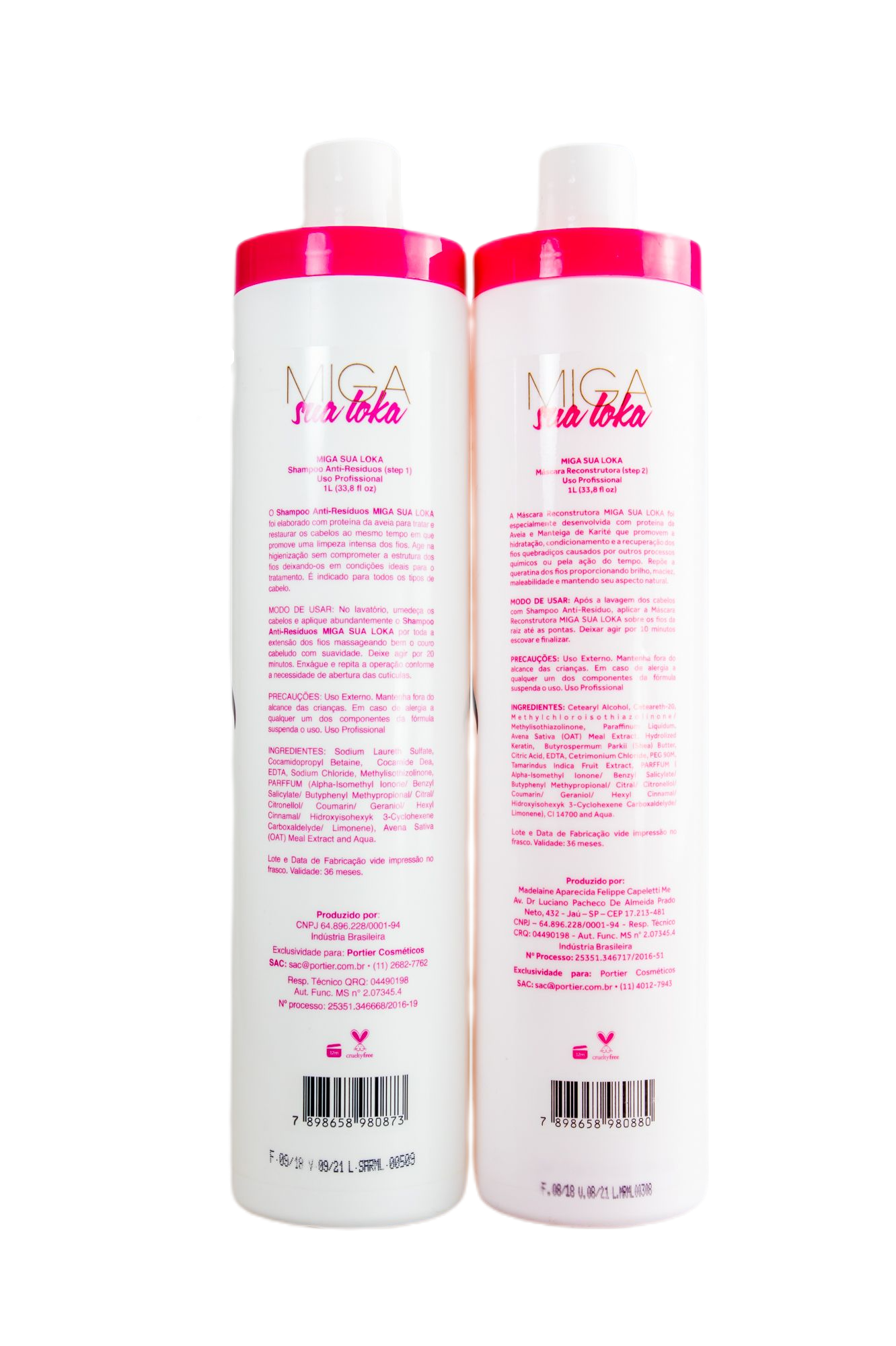 Op'S Cosmetics Brazilian Keratin Treatment Miga Sua Loka Brazilian Keratin Progressive Brush 2x1 - Op'S Cosmetics