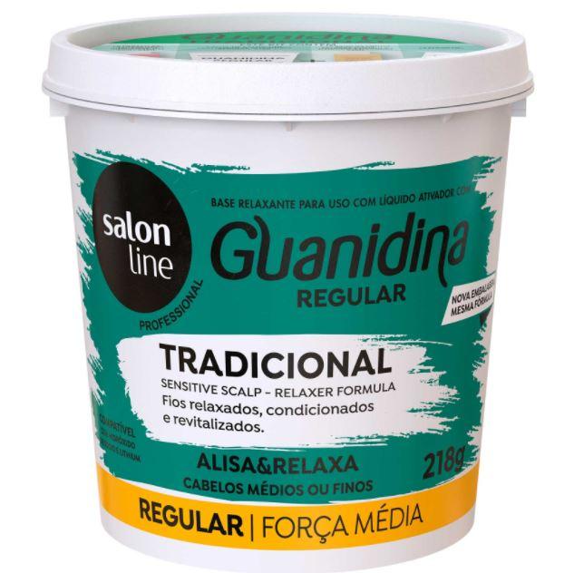 Other Brazilian Keratin Treatment Guanidine Smoothing Relaxer Regular Medium Hair Strenght 218g - Salon Line