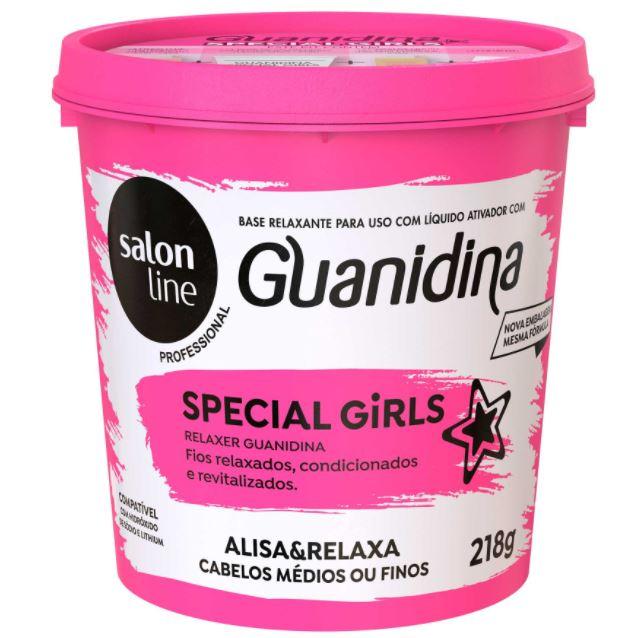 Other Brazilian Keratin Treatment Guanidine Special Girls Medium & Thin Hair Relaxing Cream 218g - Salon Line